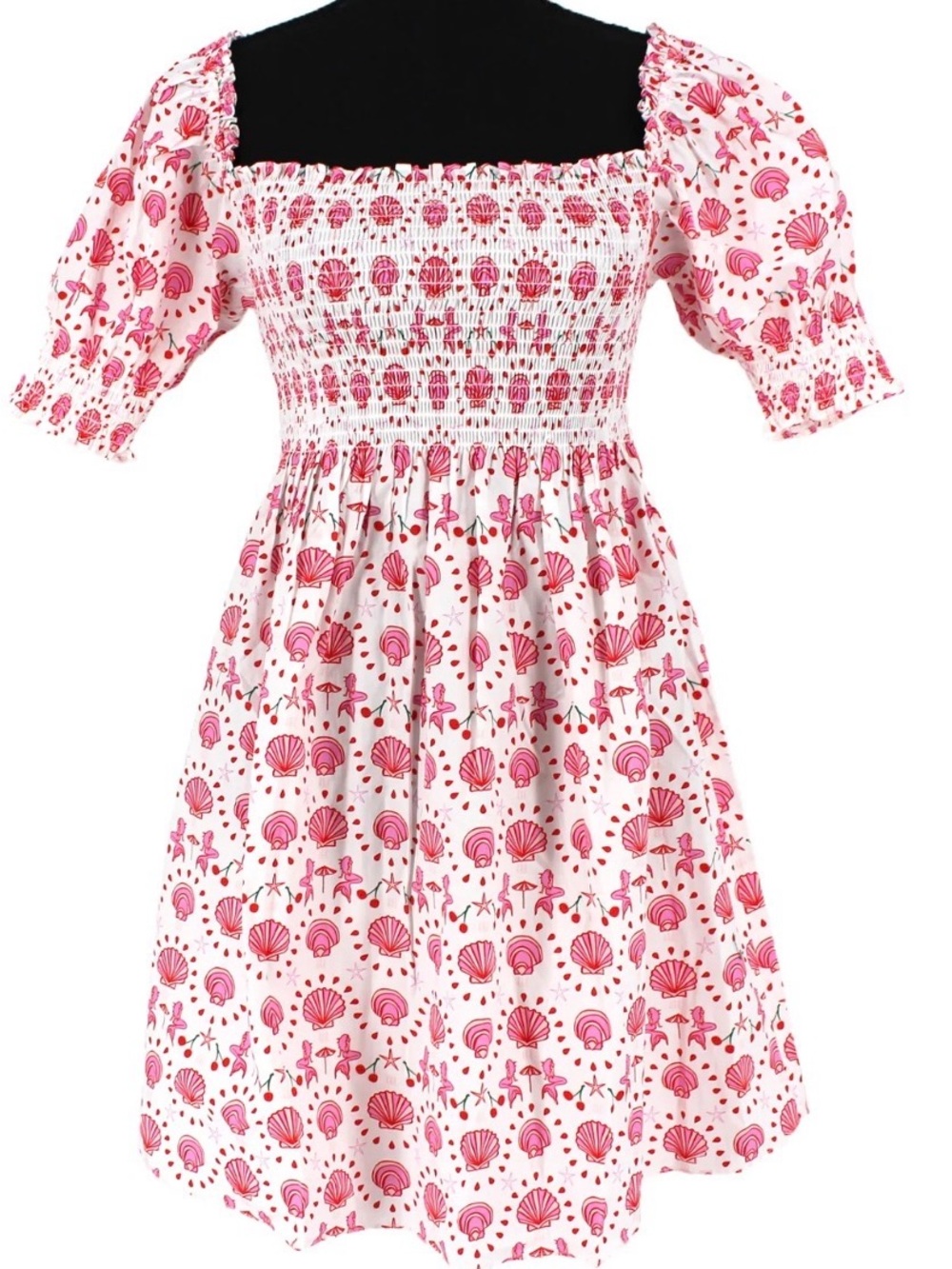 ⁠Hill House Home The Athena Nap Dress Mermaid Print Mini Dress Size XS - Picture 2 of 11